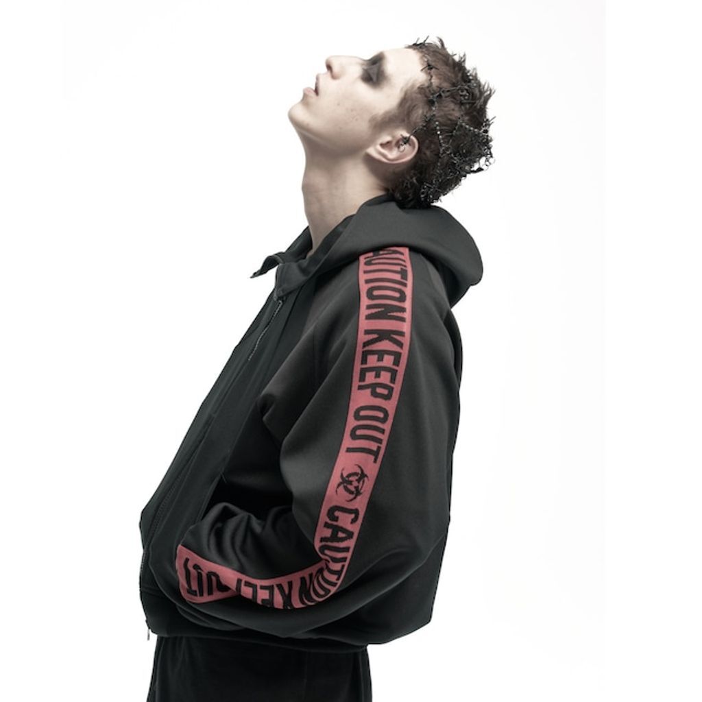 beauty:beast DOLMAN SLEEVE “CAUTION KEEP OUT” T