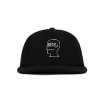 BRAIN DEAD FLANNEL CLASSIC LOGOHEAD 6PANEL HAT