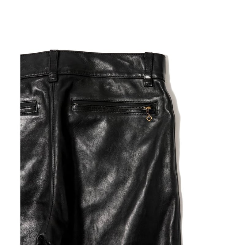 MASSES LEATHER PANTS VINTAGE W | MAROON