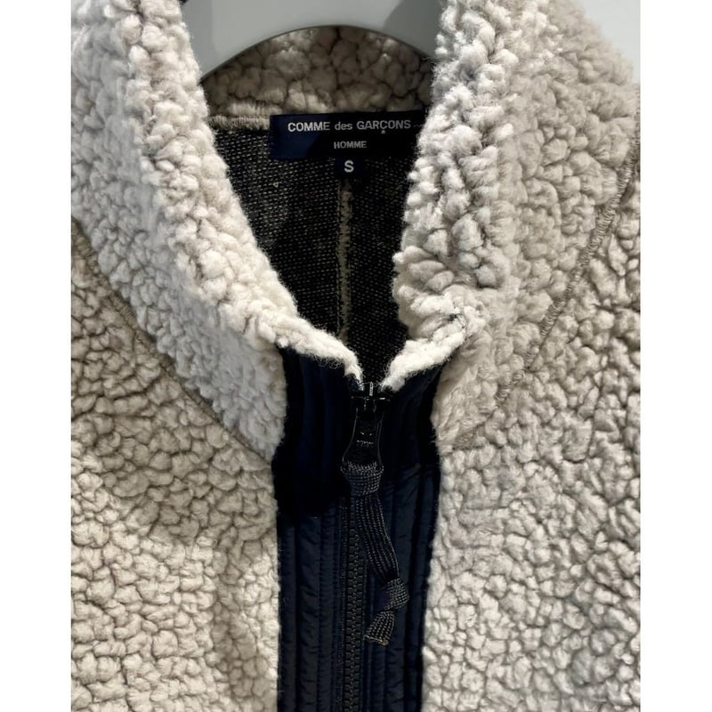 COMME des GARCONS HOMME コットンウールボア ブルゾン(L.GREY COMME des GARCONS HOMME コットンウールボア ブルゾン(L.GREY