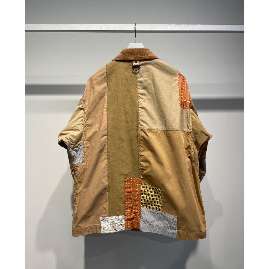 COMME des GARCONS HOMME 多素材MIX パッチワーク ジャケット | M COMME des GARCONS HOMME 多素材MIX パッチワーク ジャケット | M