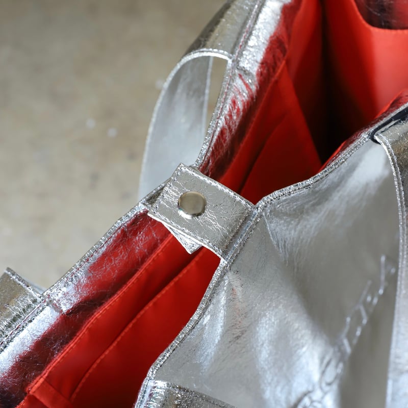 AMBERGLEAM BIG Leather Tote Bag | MAROON