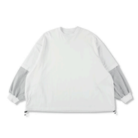 is-ness BALLOON LAYERED LONG SLEEVE T SHIRT