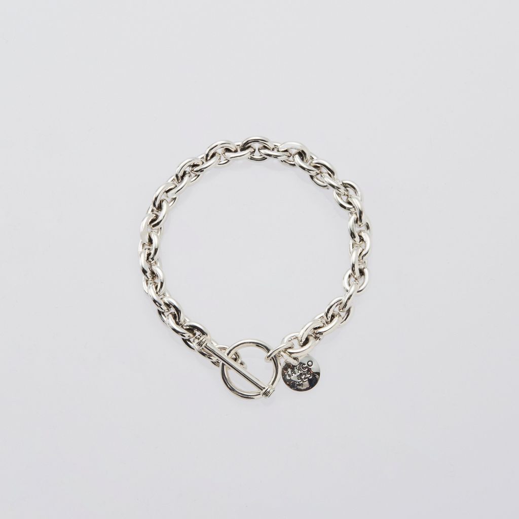 XOLO JEWELRY Oval Link Bracelet 7mm 17cm | MAROON