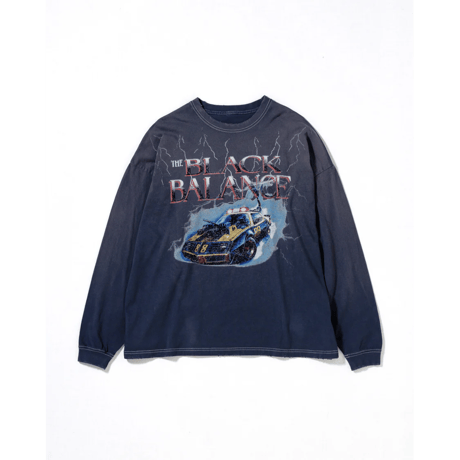 ANACHRONORM DYED CUSTOM CAR GRAPHIC L/S T-SHIRTS DUSTY