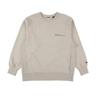 NANGA ECOHYBRID MESSAGE EMB SWEAT