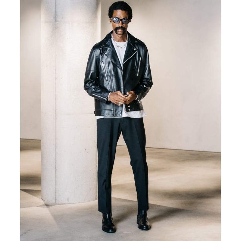 CRIMIE SPANISH LAMB LEATHER W BIKER JACKET | MA CRIMIE SPANISH LAMB LEATHER W BIKER JACKET | MA