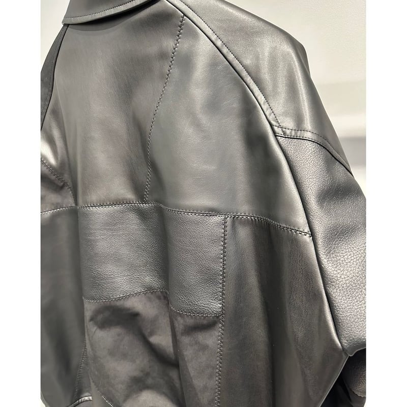 COMME des GARCONS 06ss パッチワーク レザージャケット COMME des GARCONS HOMME SYNTHETIC LEATHER PATCHWORK BLOUSON