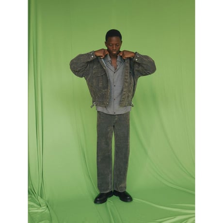 marka Velvet-Flocked Organic Cotton Denim / Canadian Military Work Jacket