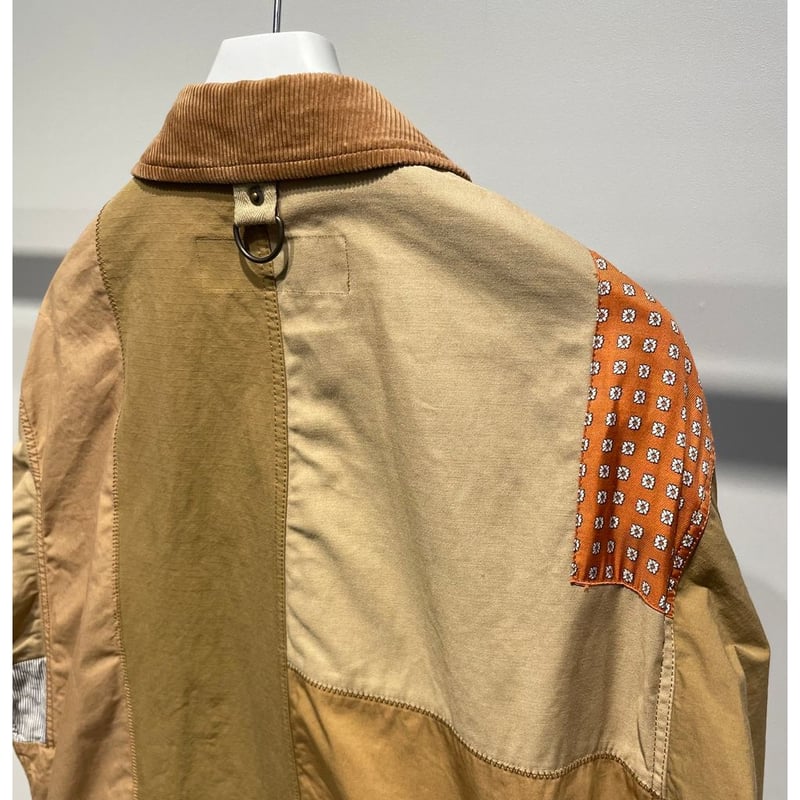 COMME des GARCONS HOMME 多素材MIX パッチワーク ジャケット | M