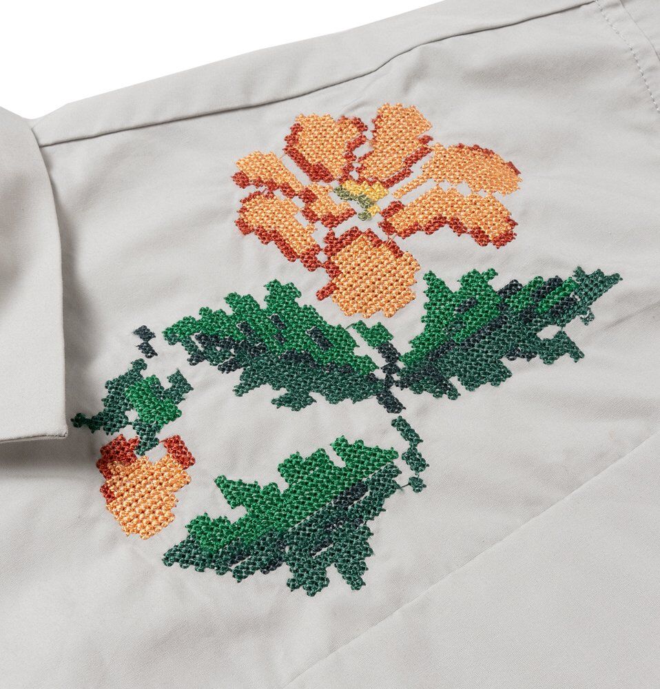 SON OF THE CHEESE Flower embroidery Shirt | MAR...