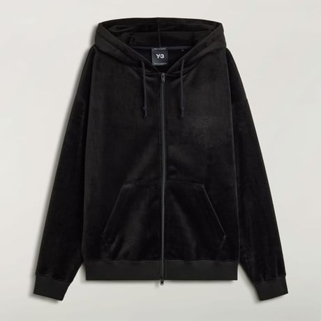 Y-3 U VELVET ZIP HOODIE