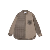 SUGARHILL CS LINEN BIG SHIRT CRAZY PATTERN