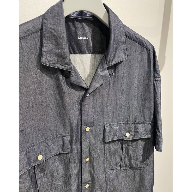 PORTER CLASSIC KEROUAC LIGHT DENIM SHIRT (3.25 PORTER CLASSIC KEROUAC LIGHT DENIM SHIRT (3.25