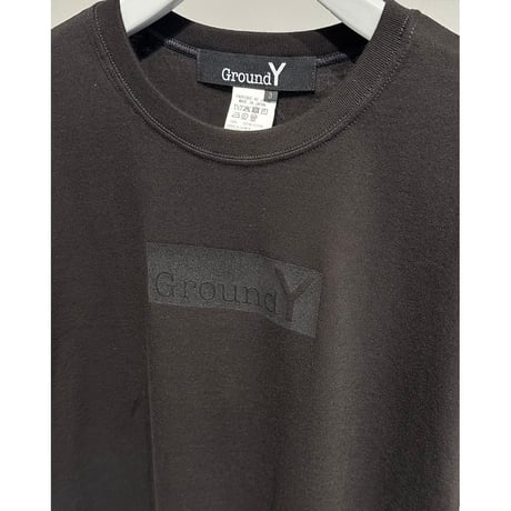 Ground Y JERSEY FLOCKY BOX LOGO T-SHIRT