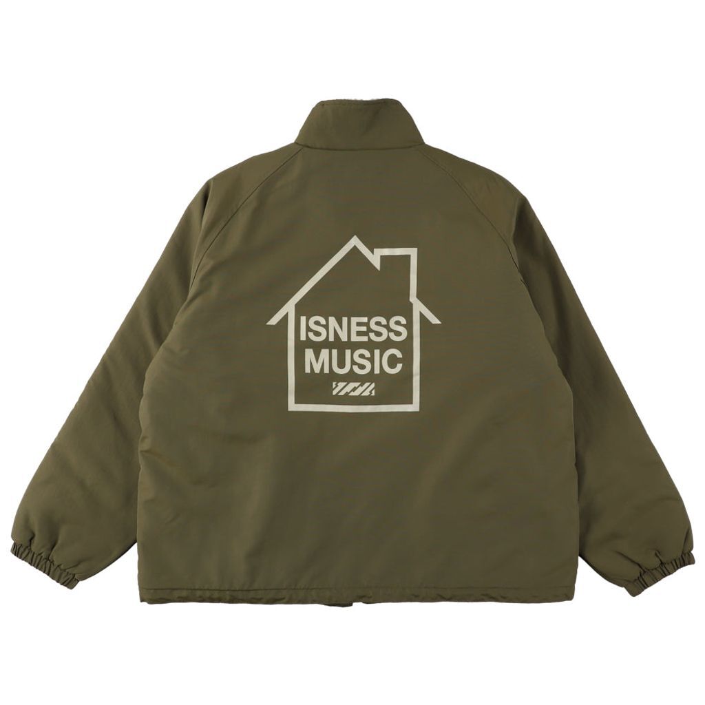 ジャケット・アウター ISNESS MUSIC REVERSIBLE JACKET ISNESS MUSIC REVERSIBLE FLEECE JACKET | MAROON