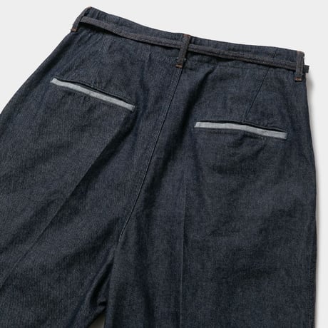 beautiful people left hand twill tuck denim pants