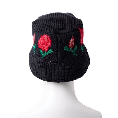 NEW ERA ニットバケット ローズ ブラック 14667667