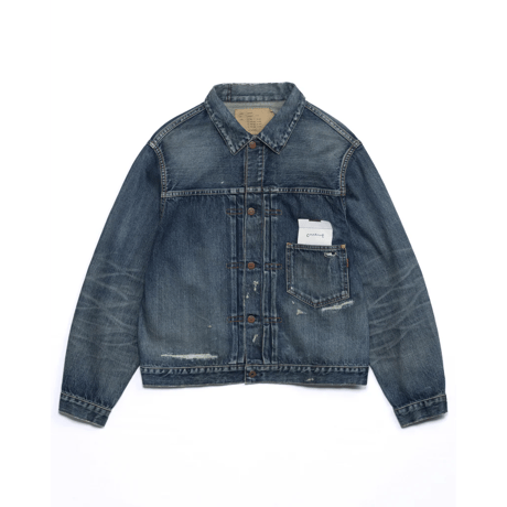 ANACHRONORM CONTEXT-005 FRONT TUCK DENIM JACKET(26 REMAKE)