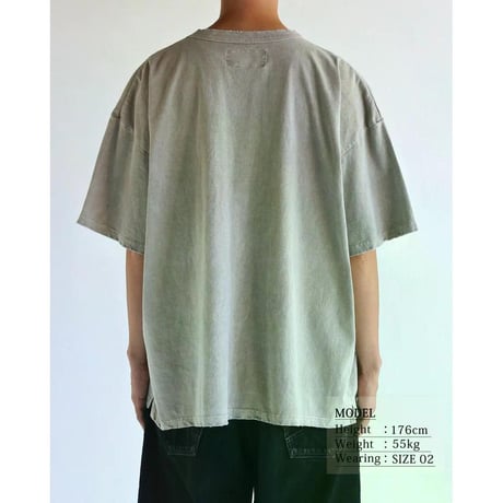 ANACHRONORM PIGMENT DYED POCKET S/S T-S