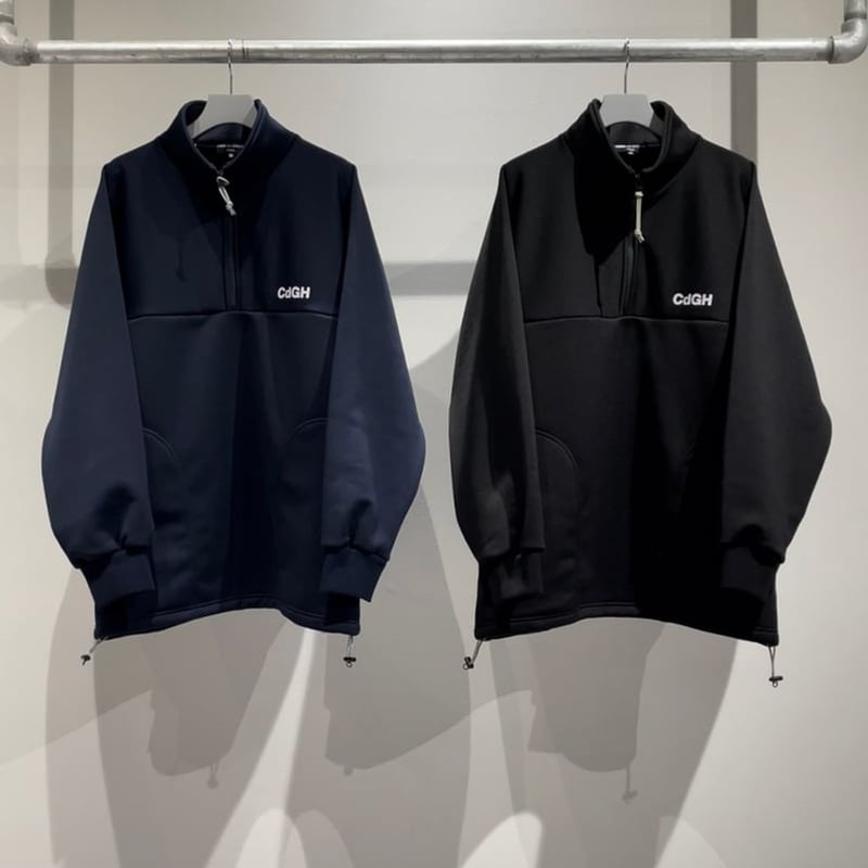 COMME des GARCONS HOMME CdGH エステル裏毛 プルオーバー (BLA COMME des GARCONS HOMME CdGH エステル裏毛 プルオーバー (BLA