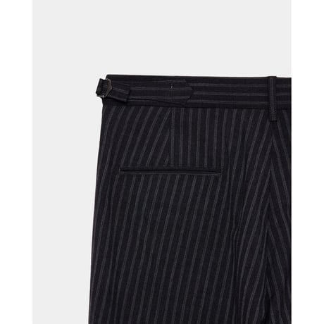 marka 2/72 Wool Tropical Washer Two Tuck Baggy Trousers