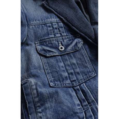 FDMTL FA26JK42U PLEATS LAPEL JACKET 3YR WASH