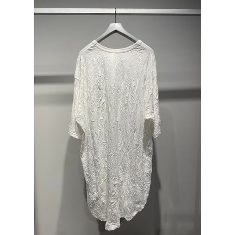 Ground Y CATCH WASHER HEM ROUND JUMBO T-SHIRT SHORT SLEEVES