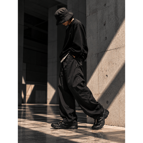 Liberaiders × LINEAGE CORE T/R SARROUEL PANTS（BLACK)