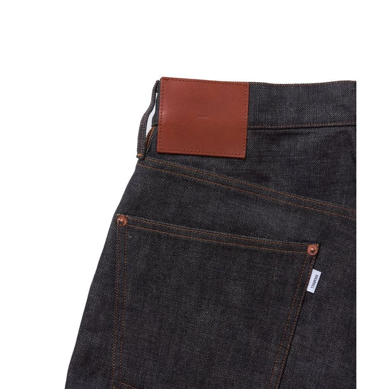 SUGARHILL RIGID DENIM BUGGY TROUSERS | MAROON