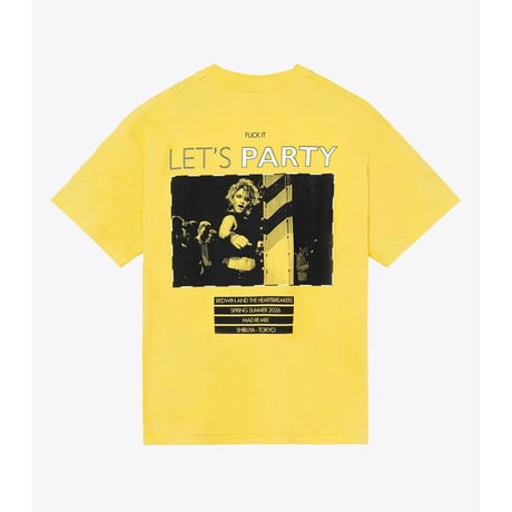 BEDWIN & THE HEARTBREAKERS S/S PRINTED TEE "Lets Party"