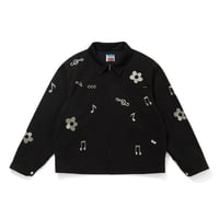 CITY COUNTRY CITY EMBROIDERY LOGO MOLSKIN BLOUSON