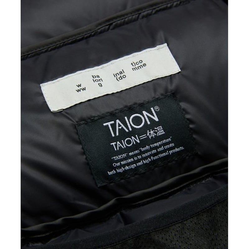 予約商品】BAL / TAION STAND COLLAR DOWN JACKET | MA