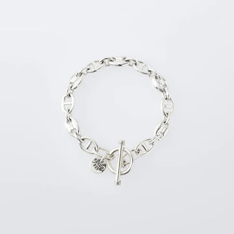 XOLO JEWELRY Anchor & Caviar Link Bracelet -10mm-
