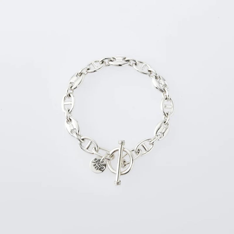 XOLO JEWELRY Anchor & Caviar Link Bracelet -10m