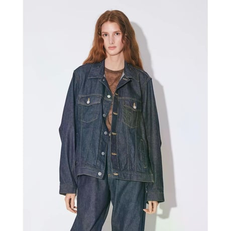 beautiful people double-end left hand twill denim blouson