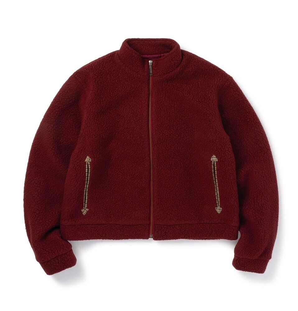 SON OF THE CHEESE STAR FLEECE TOP | MAROON