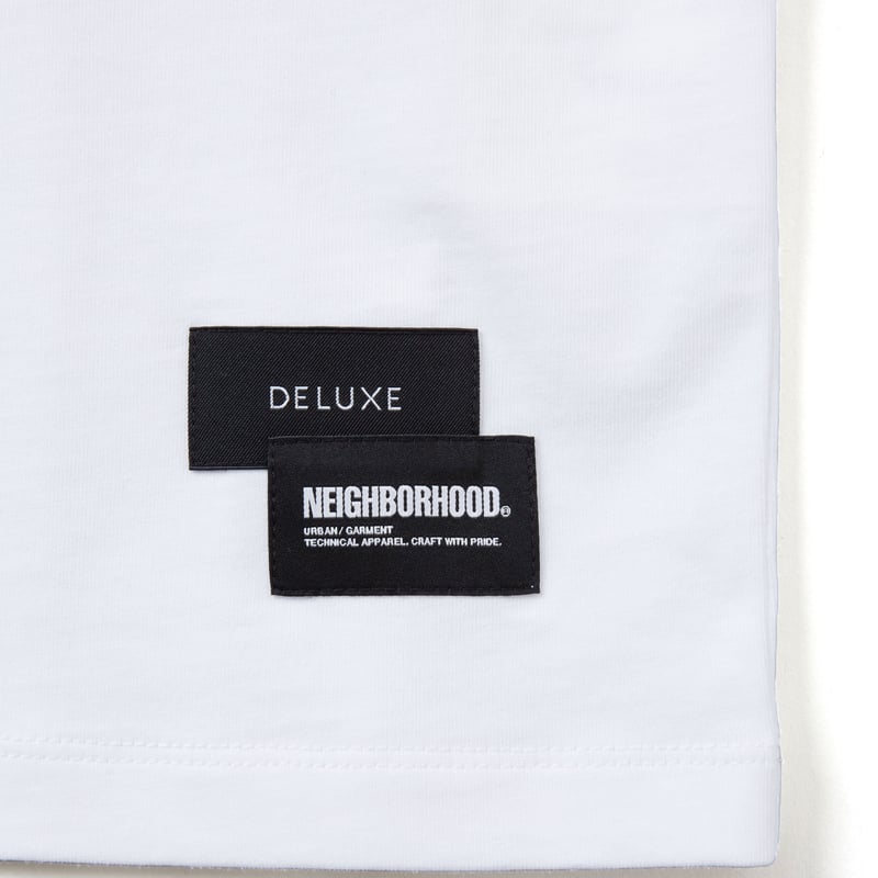 NEIGHBORHOOD × DELUXE NH X DELUXE . TEE SS WHIT