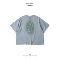 GOOPiMADE 01T-SYNC STONE MOSS GRAPHIC TEE