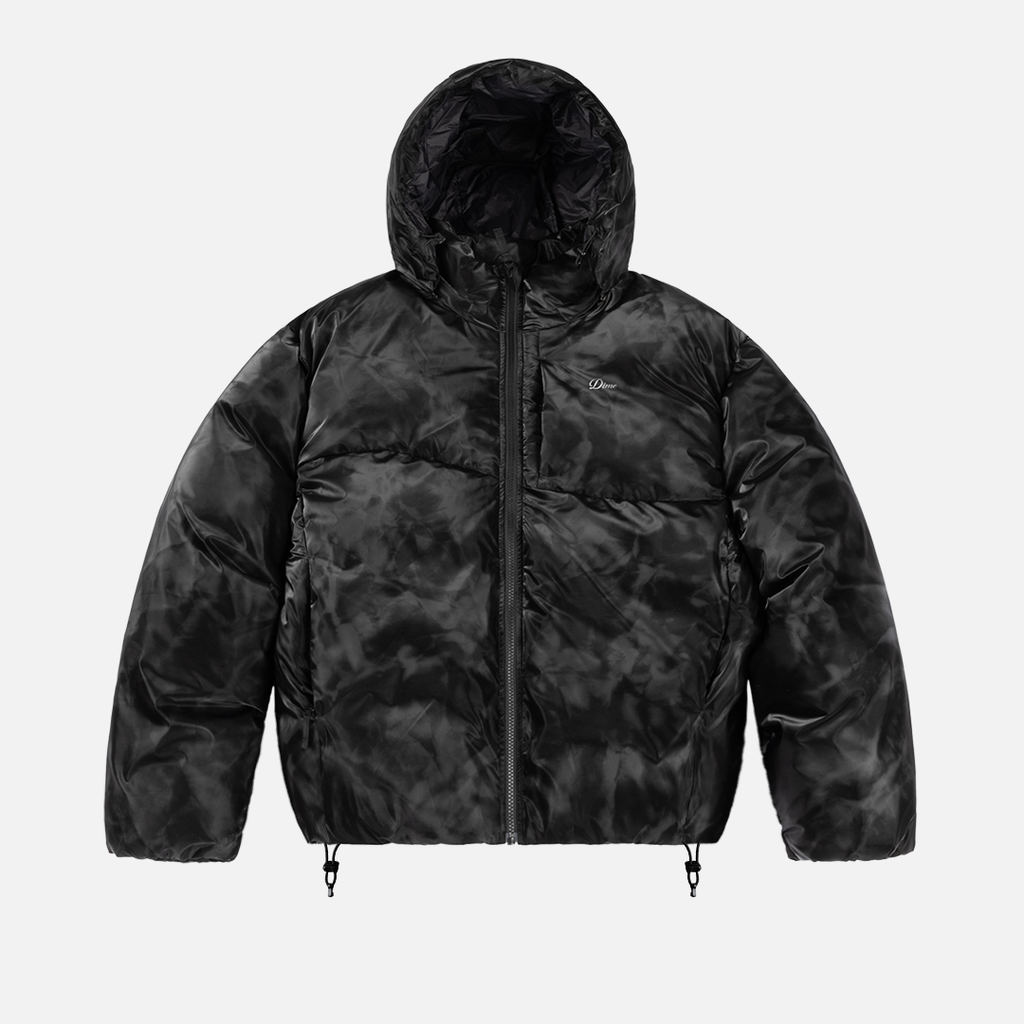 Dime Wavy Puffer (Smoke Black) | MAROON