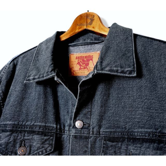 ジャケット・アウター ANDFAMILYS DENIM TRACKER JACKET BLACK ANDFAMILYS]DENIM TRACKER JACKET/BLACK – R&Co.