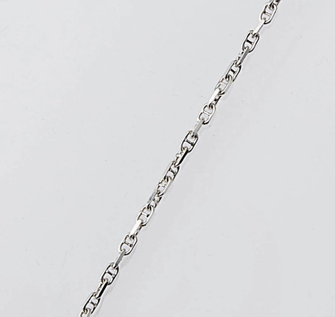Solid Anchor Link Bracelet -2mm- | MAROON Solid Anchor Link Bracelet -2mm- | MAROON