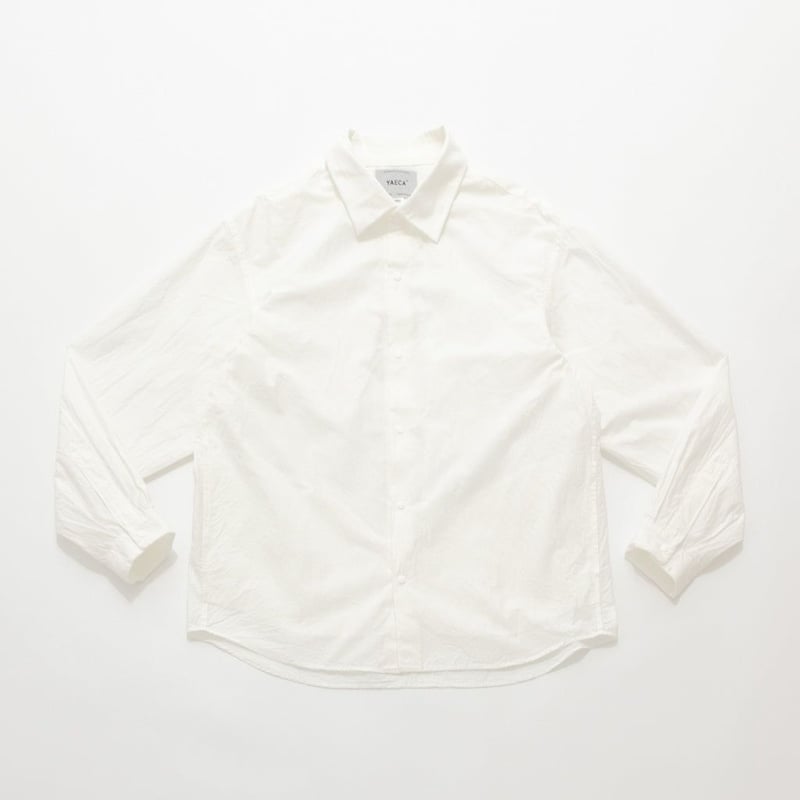 トップス YAECA COMFORT SHIRT EXTRA WIDE CHESTNUT YAECA COMFORT SHIRT EXTRA WIDE CHESTNUT