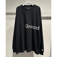 Ground Y×NEWERA(R) L/S OVERSIZED PERFORMANCE TEE BLACK