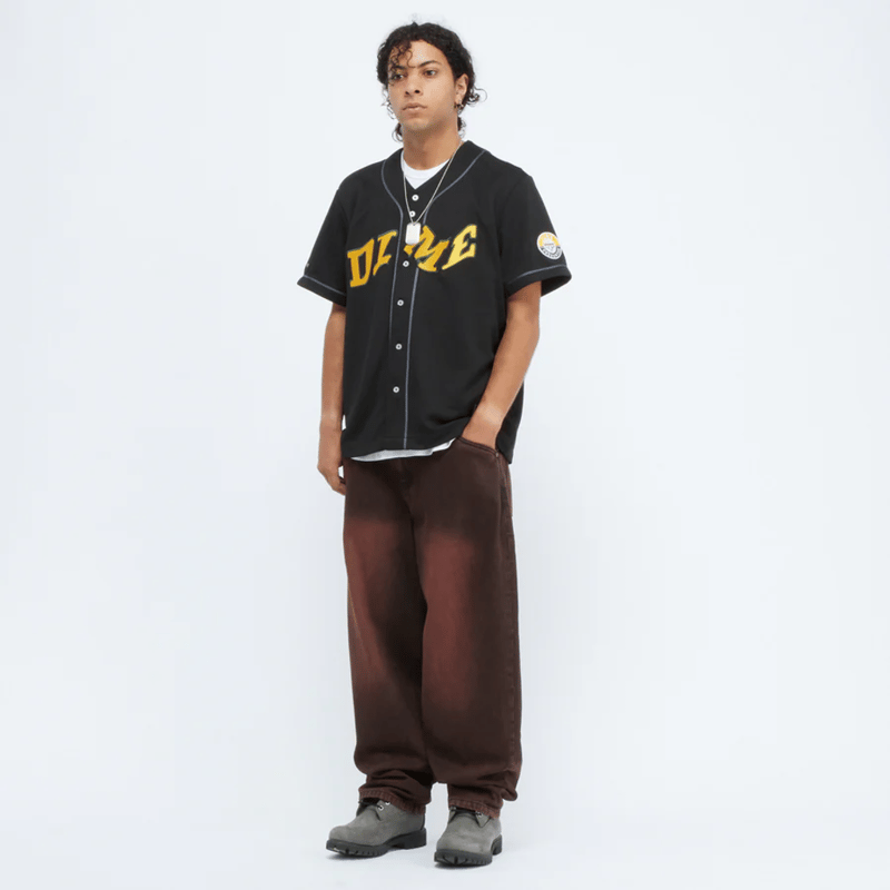 Dime CLASSIC BAGGY DENIM PANTS | MAROON Dime CLASSIC BAGGY DENIM PANTS | MAROON