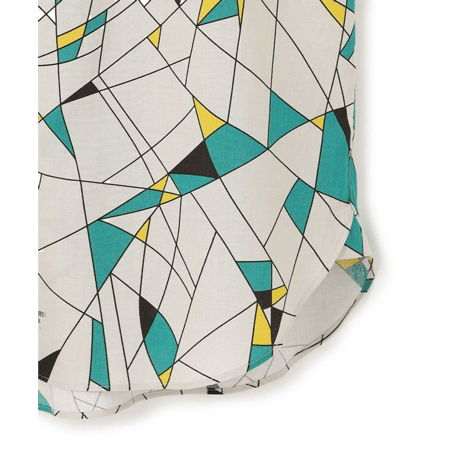 J.PRESS ORIGINALS Vintage Print Half Sleeve Shirt / B.D. / Baggy-Fit