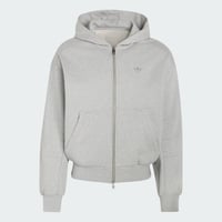 adidas originals プレミアムエッセンシャルズ クロップド フルジップ スウェットシャツ