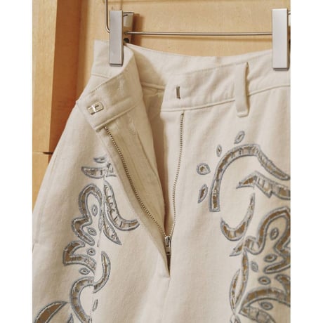 TODAYFUL Cut Lace Twill Pants