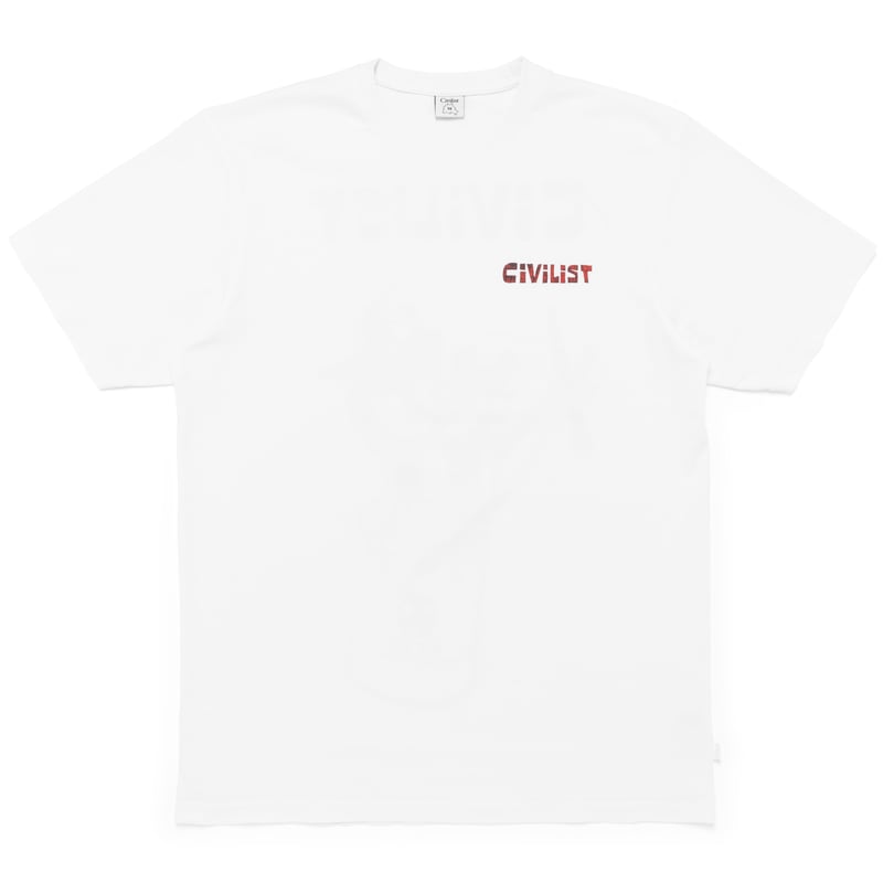 Civilist Mouse Tee - White | MAROON