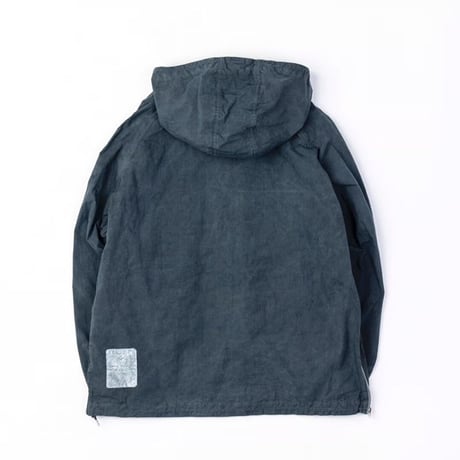 ANACHRONORM AN252 OVER DYED ANORAK PULLOVER JACKET NAVY